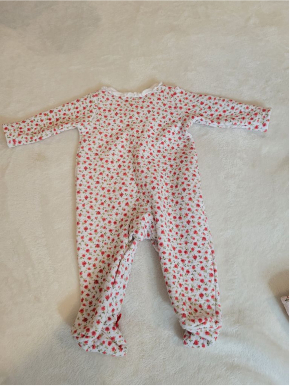 Laura Ashley & Vitamins Baby Floral Footie Sleeper Bundle 3-6M - Picture 7 of 10